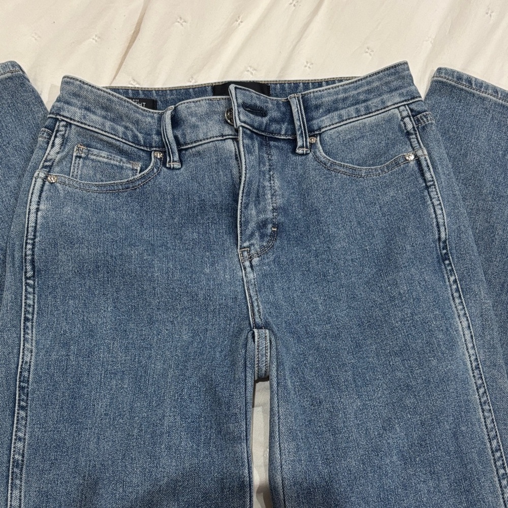 White House Black Market High-Rise Blue Jeans
